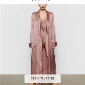 SKIMS Rose Silk Robe SOLD OUT ONLINE